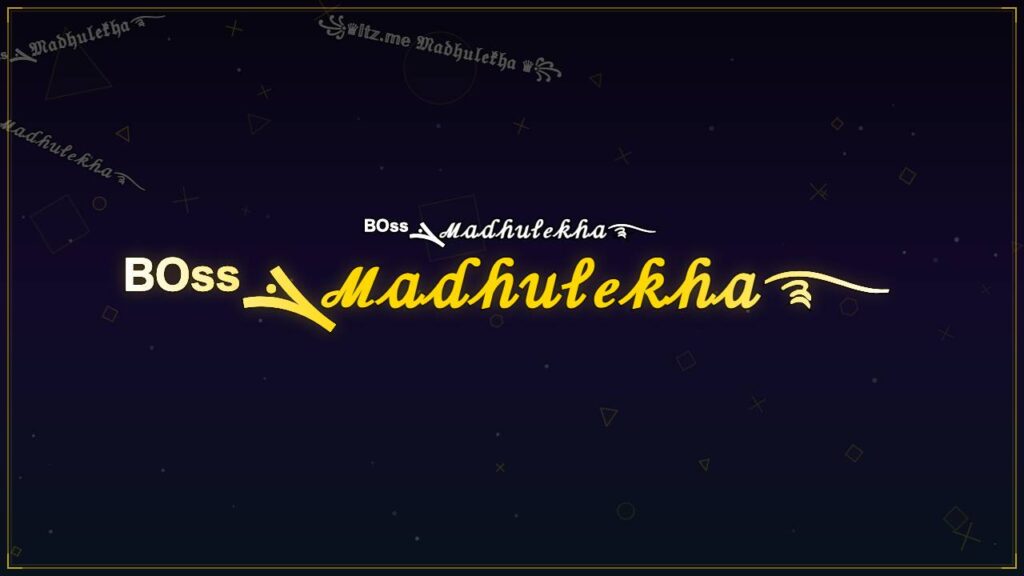 ᴮᴼˢˢܔℳ𝒶𝒹𝒽𝓊𝓁ℯ𝓀𝒽𝒶࿐ – Madhulekha Stylish Name