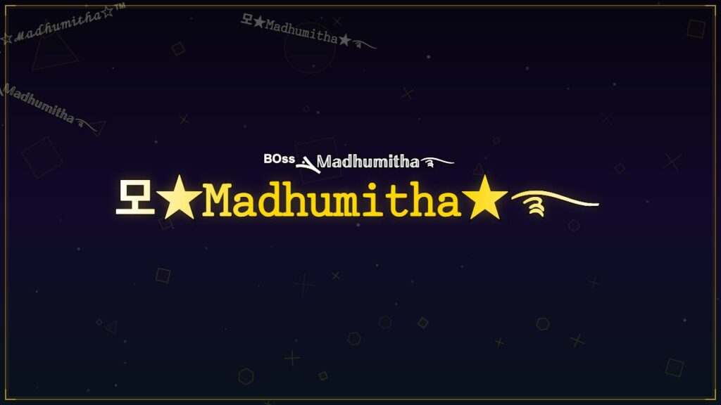 모★𝙼𝚊𝚍𝚑𝚞𝚖𝚒𝚝𝚑𝚊★࿐ – Madhumitha Stylish Name