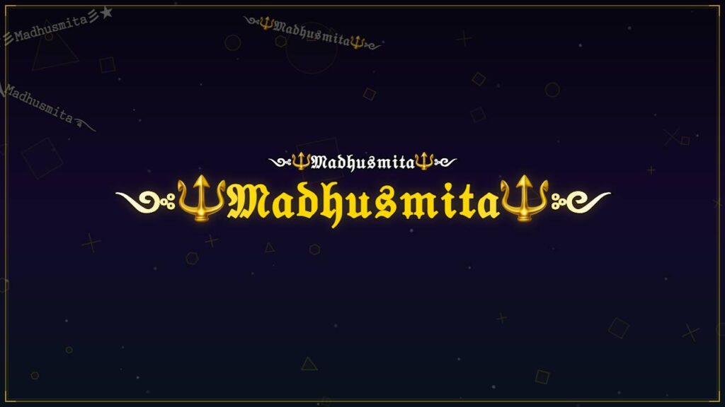 ༺🔱𝔐𝔞𝔡𝔥𝔲𝔰𝔪𝔦𝔱𝔞🔱༻ – Madhusmita Stylish Name