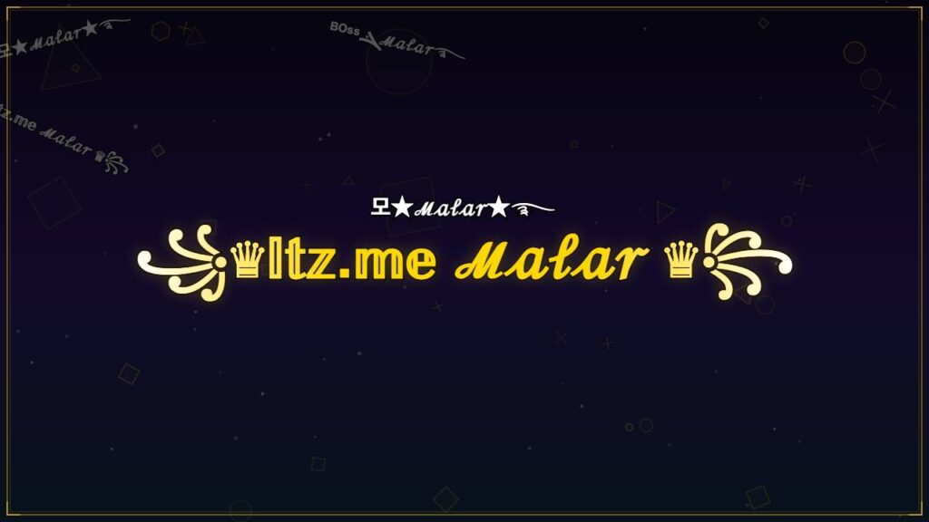 ꧁♛𝕀𝕥𝕫.𝕞𝕖 ℳ𝒶𝓁𝒶𝓇 ♛꧂ – Malar Stylish Name