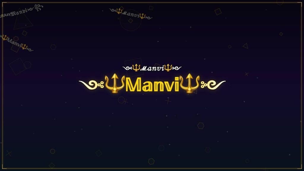 ༺🔱𝕄𝕒𝕟𝕧𝕚🔱༻ – Manvi Stylish Name