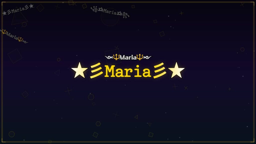 ★彡𝙼𝚊𝚛𝚒𝚊彡★ – Maria Stylish Name