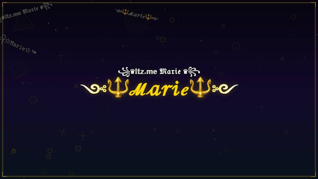 ༺🔱ℳ𝒶𝓇𝒾ℯ🔱༻ – Marie Stylish Name