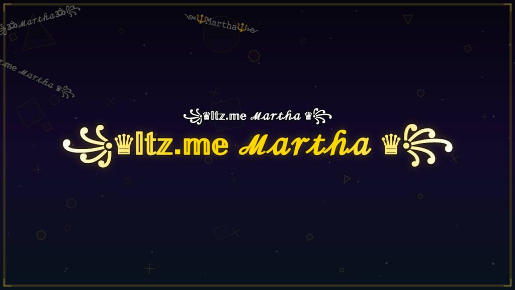 ꧁♛𝕀𝕥𝕫.𝕞𝕖 ℳ𝒶𝓇𝓉𝒽𝒶 ♛꧂ – Martha Stylish Name
