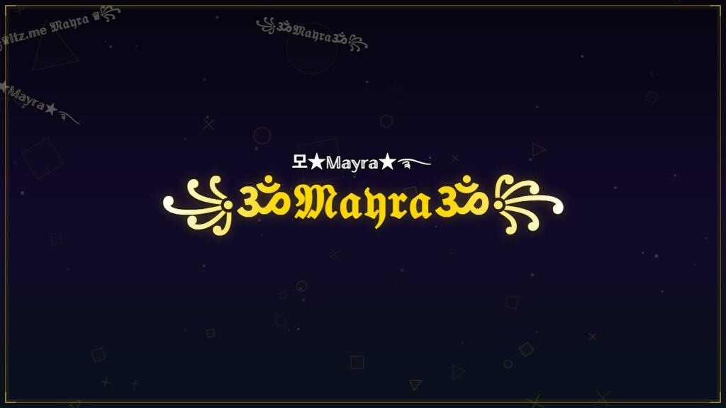 ꧁ॐ𝔐𝔞𝔶𝔯𝔞ॐ꧂ – Mayra Stylish Name