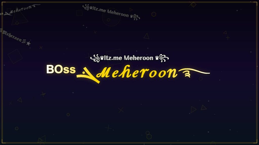 ᴮᴼˢˢܔℳℯ𝒽ℯ𝓇ℴℴ𝓃࿐ – Meheroon Stylish Name