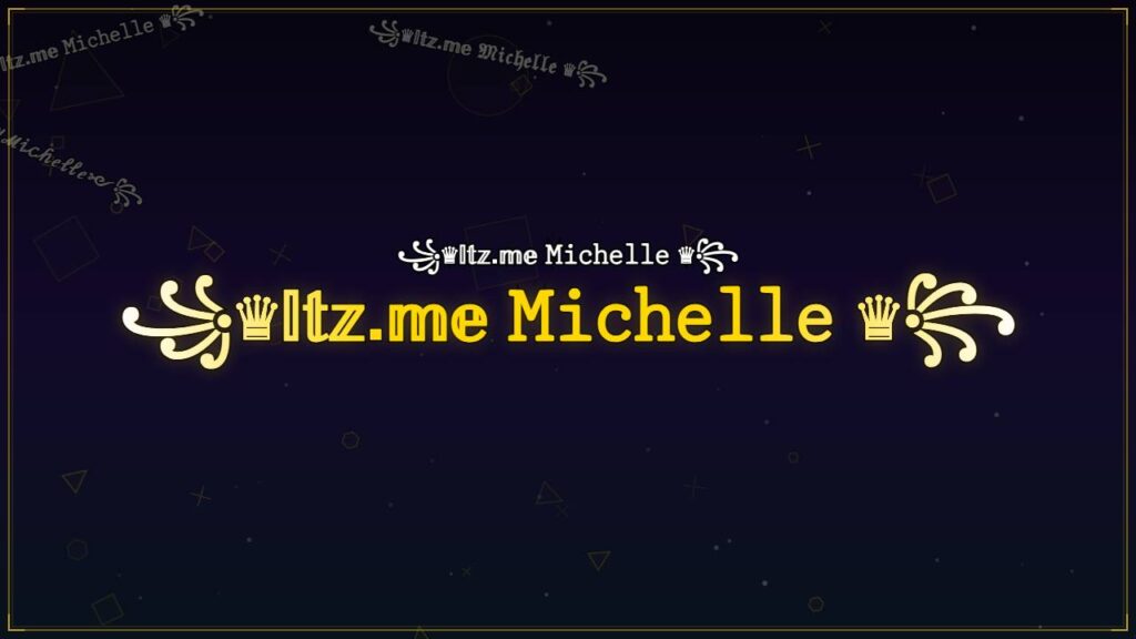 ꧁♛𝕀𝕥𝕫.𝕞𝕖 𝙼𝚒𝚌𝚑𝚎𝚕𝚕𝚎 ♛꧂ – Michelle Stylish Name