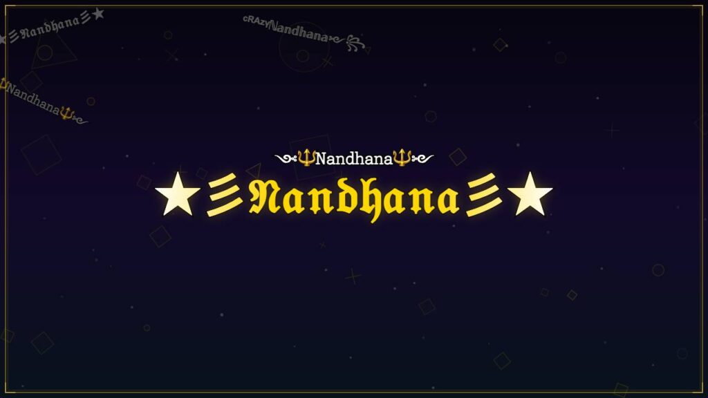 ★彡𝔑𝔞𝔫𝔡𝔥𝔞𝔫𝔞彡★ – Nandhana Stylish Name