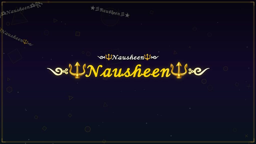 ༺🔱𝒩𝒶𝓊𝓈𝒽ℯℯ𝓃🔱༻ – Nausheen Stylish Name