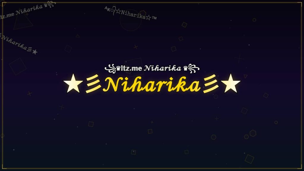 ★彡𝒩𝒾𝒽𝒶𝓇𝒾𝓀𝒶彡★ – Niharika Stylish Name