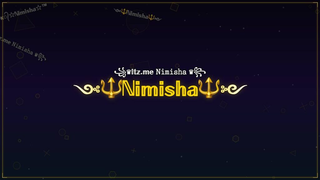 ༺🔱ℕ𝕚𝕞𝕚𝕤𝕙𝕒🔱༻ – Nimisha Stylish Name