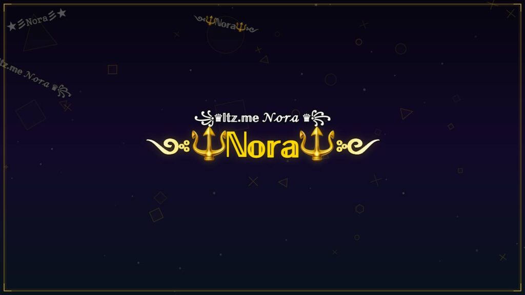 ༺🔱ℕ𝕠𝕣𝕒🔱༻ – Nora Stylish Name