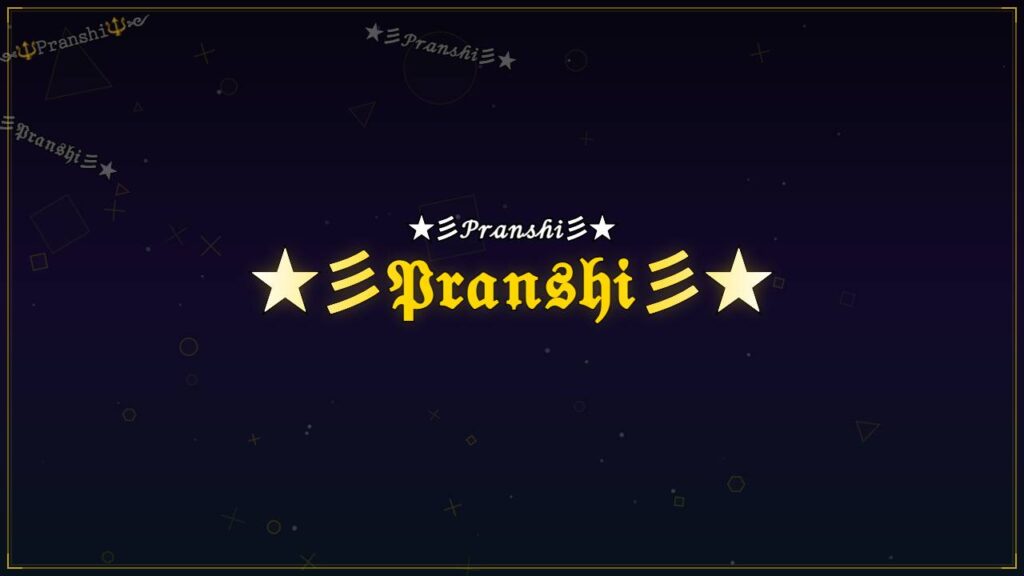 ★彡𝔓𝔯𝔞𝔫𝔰𝔥𝔦彡★ – Pranshi Stylish Name