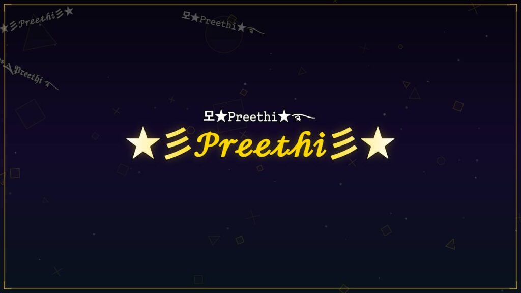★彡𝒫𝓇ℯℯ𝓉𝒽𝒾彡★ – Preethi Stylish Name
