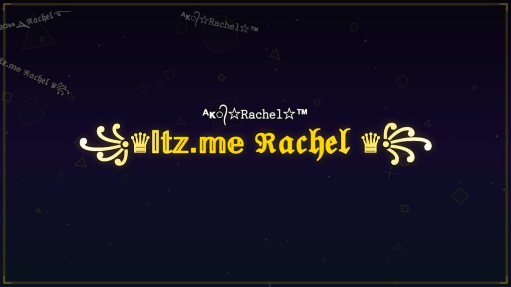 ꧁♛𝕀𝕥𝕫.𝕞𝕖 ℜ𝔞𝔠𝔥𝔢𝔩 ♛꧂ – Rachel Stylish Name