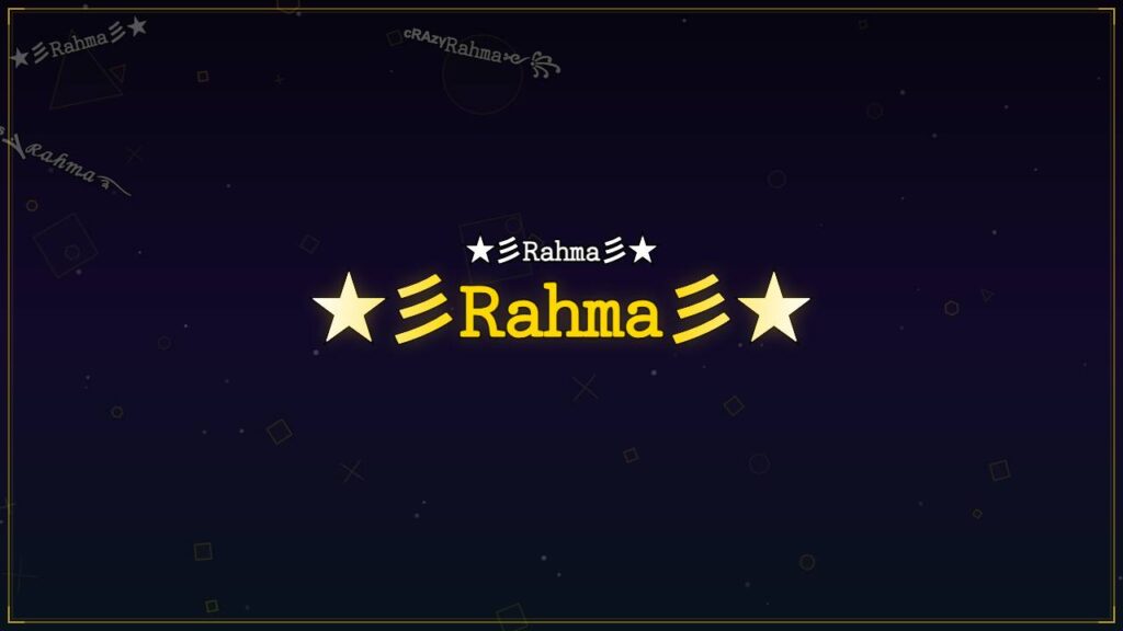 ★彡𝚁𝚊𝚑𝚖𝚊彡★ – Rahma Stylish Name
