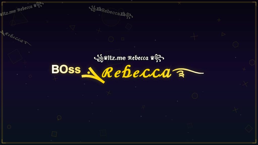 ᴮᴼˢˢܔℛℯ𝒷ℯ𝒸𝒸𝒶࿐ – Rebecca Stylish Name