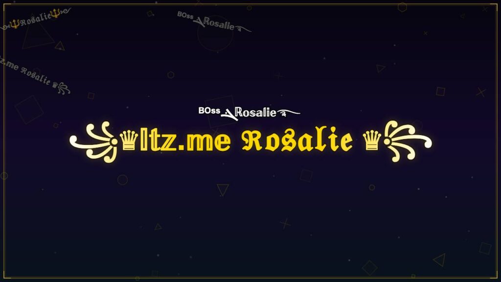 ꧁♛𝕀𝕥𝕫.𝕞𝕖 ℜ𝔬𝔰𝔞𝔩𝔦𝔢 ♛꧂ – Rosalie Stylish Name