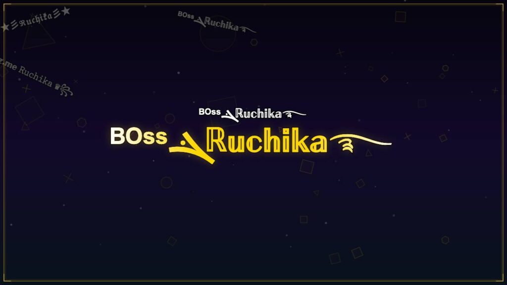ᴮᴼˢˢܔℝ𝕦𝕔𝕙𝕚𝕜𝕒࿐ – Ruchika Stylish Name