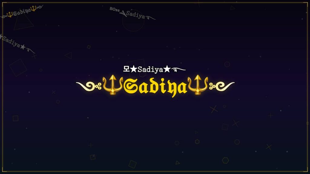 ༺🔱𝔖𝔞𝔡𝔦𝔶𝔞🔱༻ – Sadiya Stylish Name