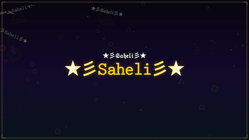 ★彡𝚂𝚊𝚑𝚎𝚕𝚒彡★ – Saheli Stylish Name