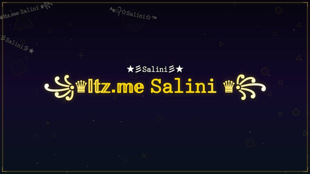 ꧁♛𝕀𝕥𝕫.𝕞𝕖 𝚂𝚊𝚕𝚒𝚗𝚒 ♛꧂ – Salini Stylish Name