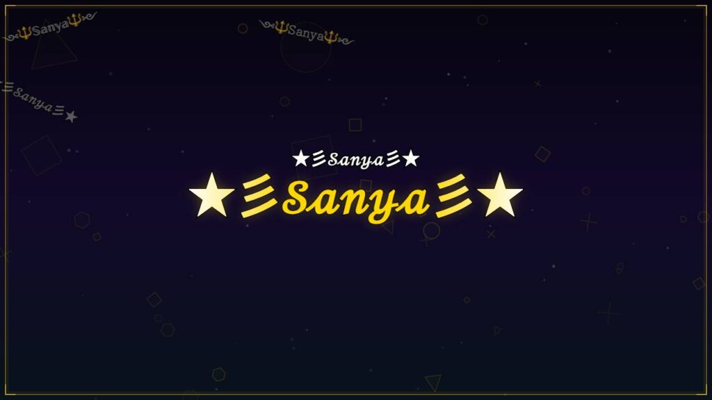 ★彡𝒮𝒶𝓃𝓎𝒶彡★ – Sanya Stylish Name