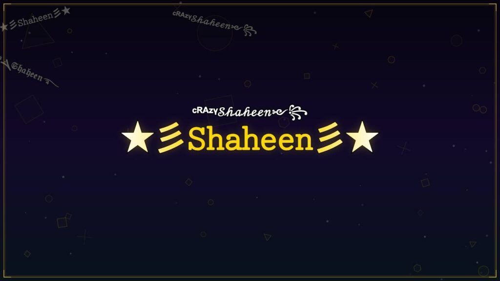 ★彡𝚂𝚑𝚊𝚑𝚎𝚎𝚗彡★ – Shaheen Stylish Name