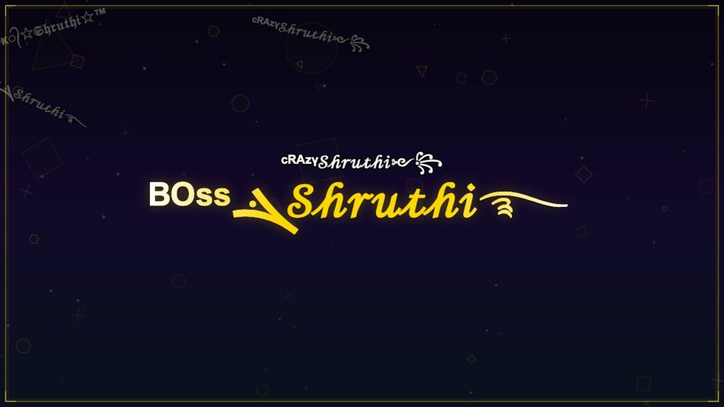 ᴮᴼˢˢܔ𝒮𝒽𝓇𝓊𝓉𝒽𝒾࿐ – Shruthi Stylish Name
