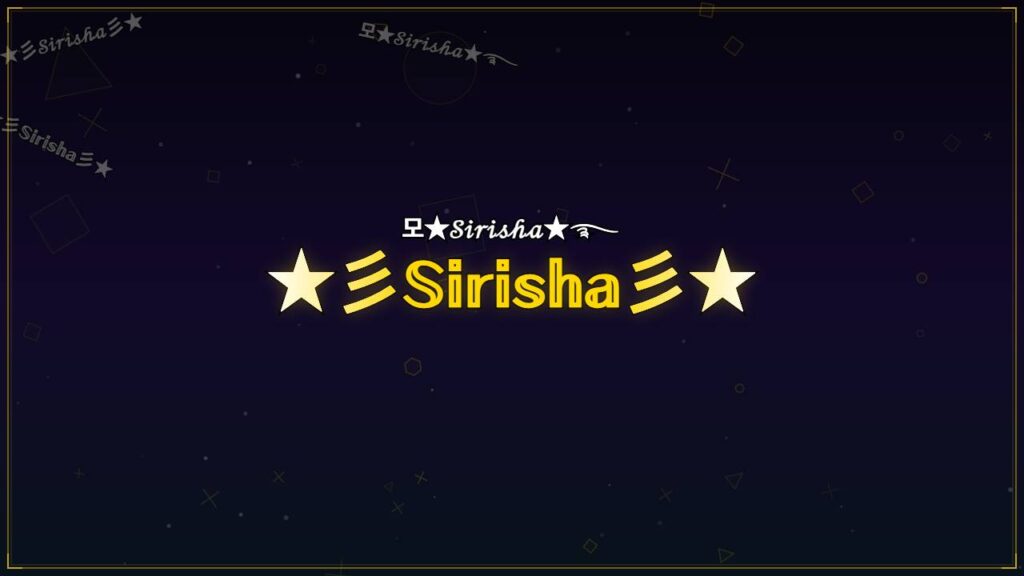 ★彡𝕊𝕚𝕣𝕚𝕤𝕙𝕒彡★ – Sirisha Stylish Name