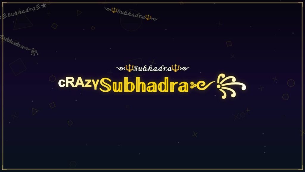 ᶜᴿᴬᶻᵞ𝕊𝕦𝕓𝕙𝕒𝕕𝕣𝕒༻꧂ – Subhadra Stylish Name