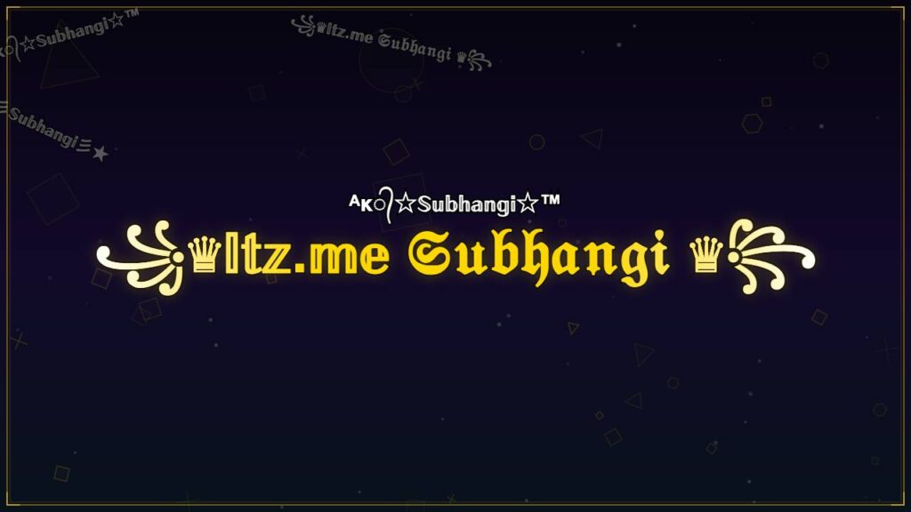 ꧁♛𝕀𝕥𝕫.𝕞𝕖 𝔖𝔲𝔟𝔥𝔞𝔫𝔤𝔦 ♛꧂ – Subhangi Stylish Name