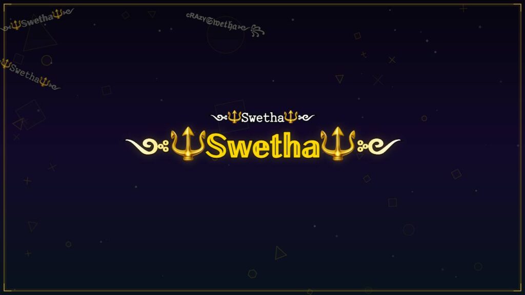༺🔱𝕊𝕨𝕖𝕥𝕙𝕒🔱༻ – Swetha Stylish Name