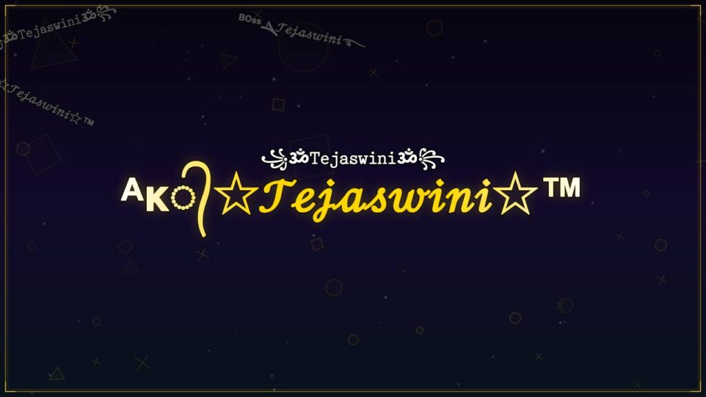 ᴬᴋ᭄☆𝒯ℯ𝒿𝒶𝓈𝓌𝒾𝓃𝒾☆™ – Tejaswini Stylish Name