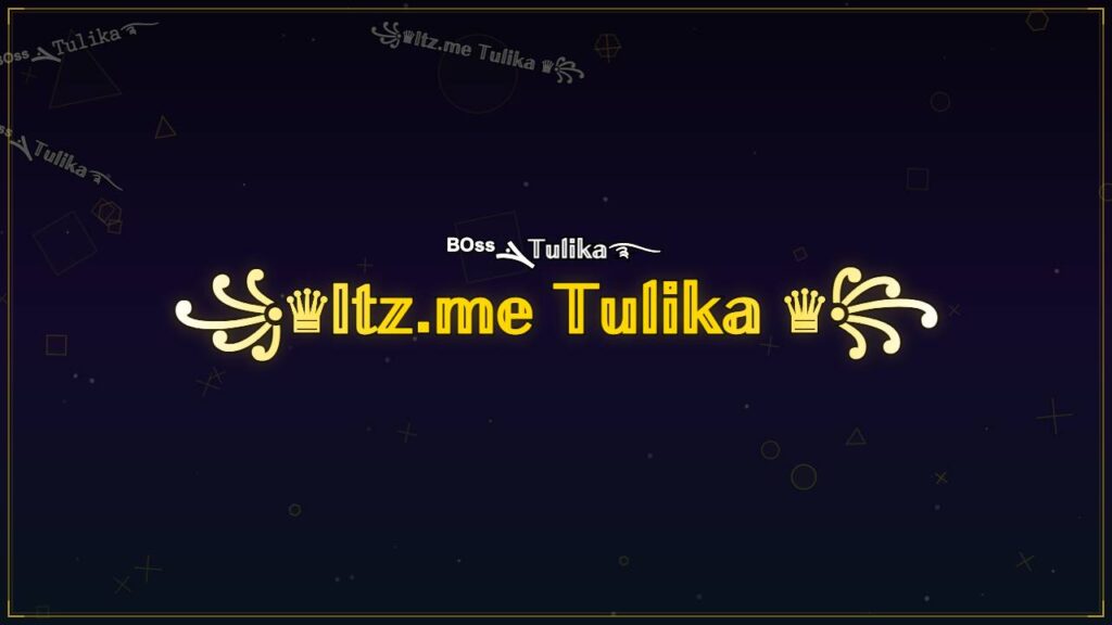 ꧁♛𝕀𝕥𝕫.𝕞𝕖 𝕋𝕦𝕝𝕚𝕜𝕒 ♛꧂ – Tulika Stylish Name