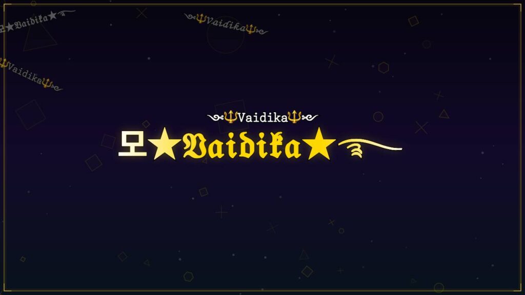 모★𝔙𝔞𝔦𝔡𝔦𝔨𝔞★࿐ – Vaidika Stylish Name