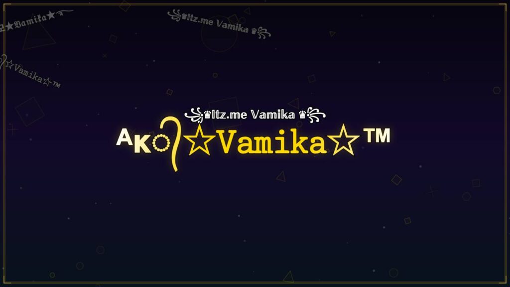 ᴬᴋ᭄☆𝚅𝚊𝚖𝚒𝚔𝚊☆™ – Vamika Stylish Name