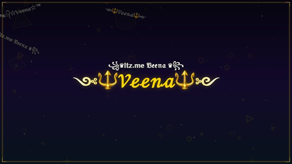 ༺🔱𝒱ℯℯ𝓃𝒶🔱༻ – Veena Stylish Name