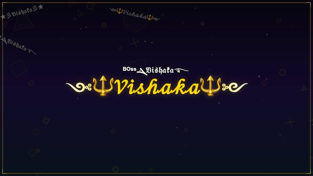 ༺🔱𝒱𝒾𝓈𝒽𝒶𝓀𝒶🔱༻ – Vishaka Stylish Name