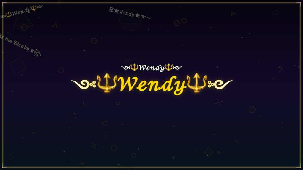 ༺🔱𝒲ℯ𝓃𝒹𝓎🔱༻ – Wendy Stylish Name