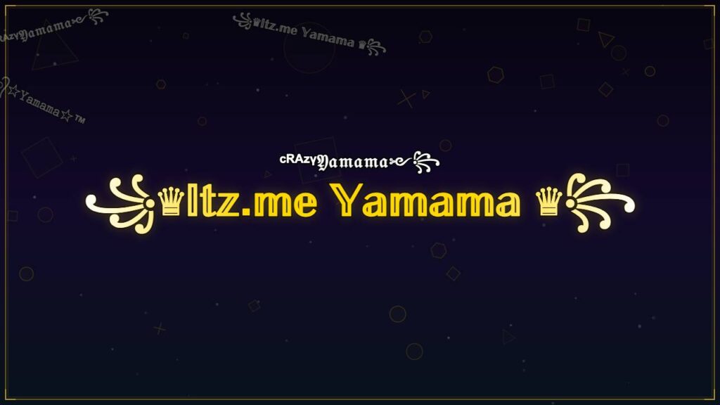 ꧁♛𝕀𝕥𝕫.𝕞𝕖 𝕐𝕒𝕞𝕒𝕞𝕒 ♛꧂ – Yamama Stylish Name