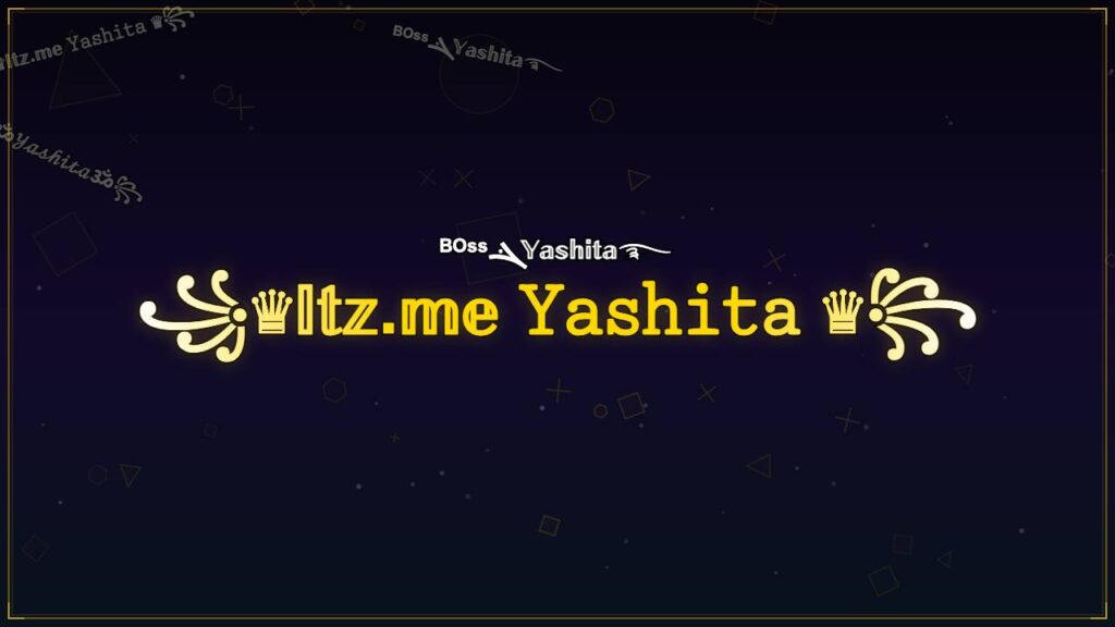 ꧁♛𝕀𝕥𝕫.𝕞𝕖 𝚈𝚊𝚜𝚑𝚒𝚝𝚊 ♛꧂ – Yashita Stylish Name