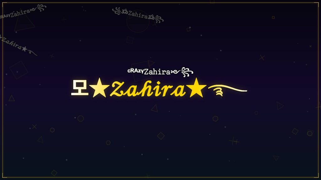 모★𝒵𝒶𝒽𝒾𝓇𝒶★࿐ – Zahira Stylish Name