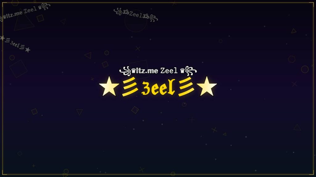 ★彡ℨ𝔢𝔢𝔩彡★ – Zeel Stylish Name