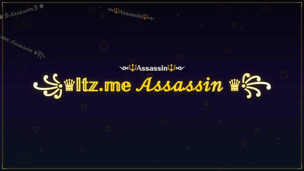 ꧁♛𝕀𝕥𝕫.𝕞𝕖 𝒜𝓈𝓈𝒶𝓈𝓈𝒾𝓃 ♛꧂ – Assassin Stylish Name