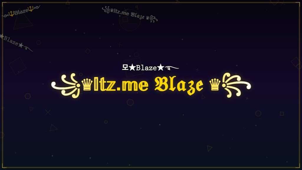 ꧁♛𝕀𝕥𝕫.𝕞𝕖 𝔅𝔩𝔞𝔷𝔢 ♛꧂ – Blaze Stylish Name