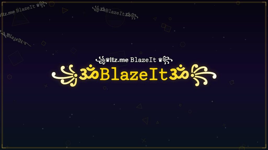 ꧁ॐ𝙱𝚕𝚊𝚣𝚎𝙸𝚝ॐ꧂ – BlazeIt Stylish Name