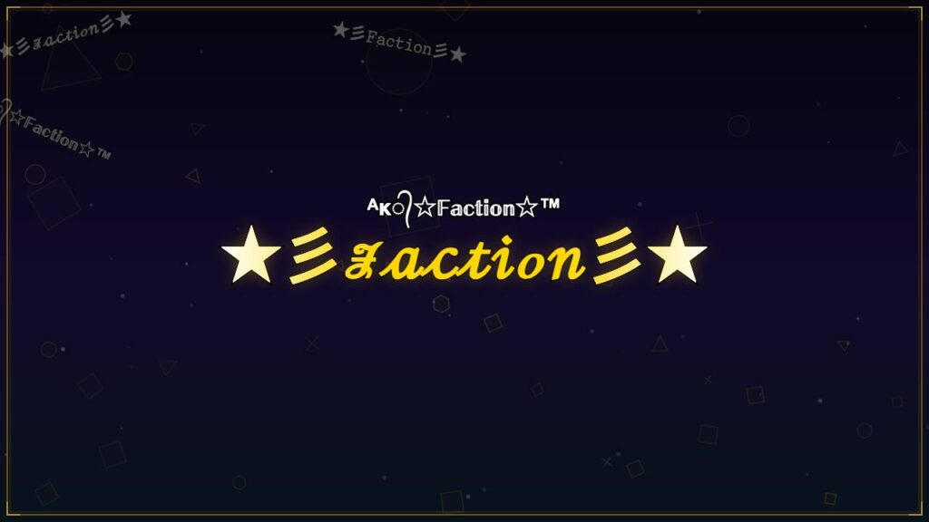 ★彡ℱ𝒶𝒸𝓉𝒾ℴ𝓃彡★ – Faction Stylish Name