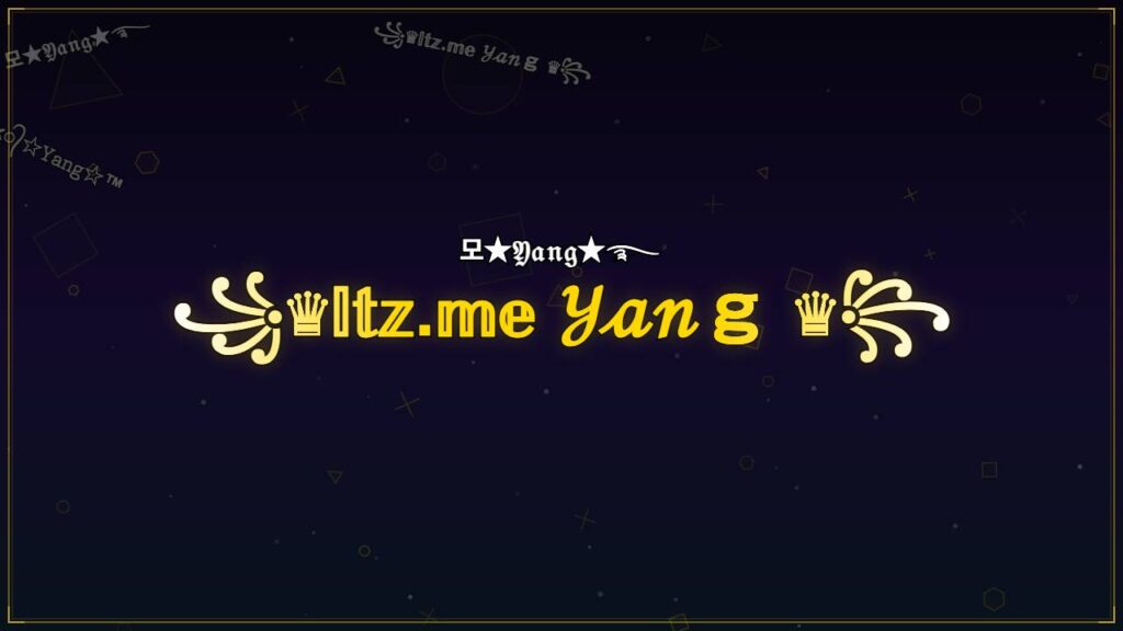 ꧁♛𝕀𝕥𝕫.𝕞𝕖 𝒴𝒶𝓃ℊ ♛꧂ – Yang Stylish Name