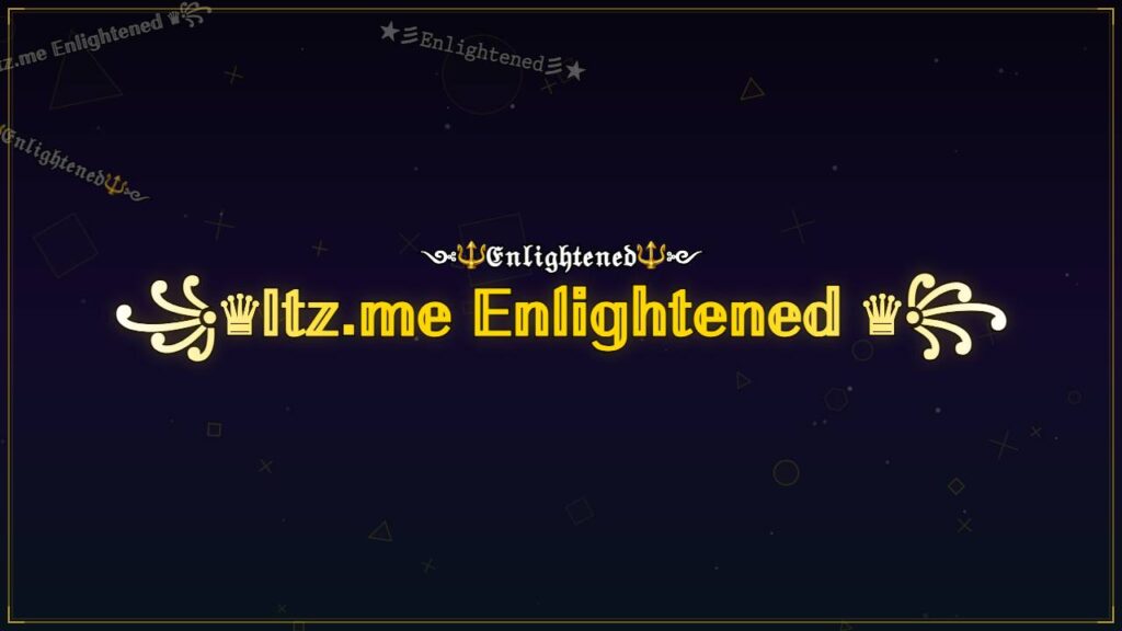 ꧁♛𝕀𝕥𝕫.𝕞𝕖 𝔼𝕟𝕝𝕚𝕘𝕙𝕥𝕖𝕟𝕖𝕕 ♛꧂ – Enlightened Stylish Name